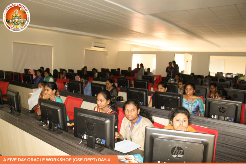A FIVE DAY ORACLE WORKSHOP (CSE-DEPT) DAY-4