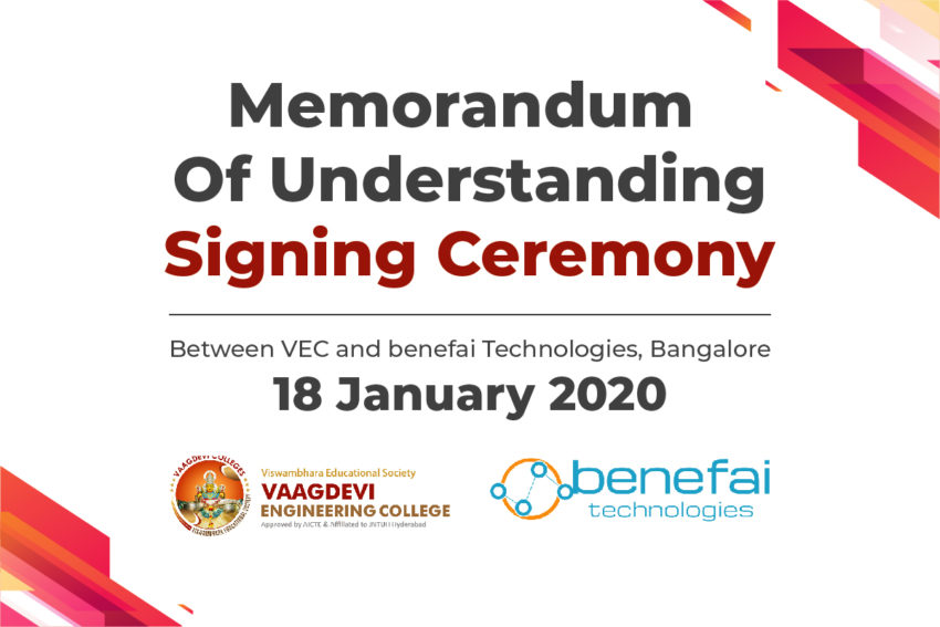 MOU SIGNING CEREMONY BETWEEN VEC AND BENEFAI TECHNOLOGIES